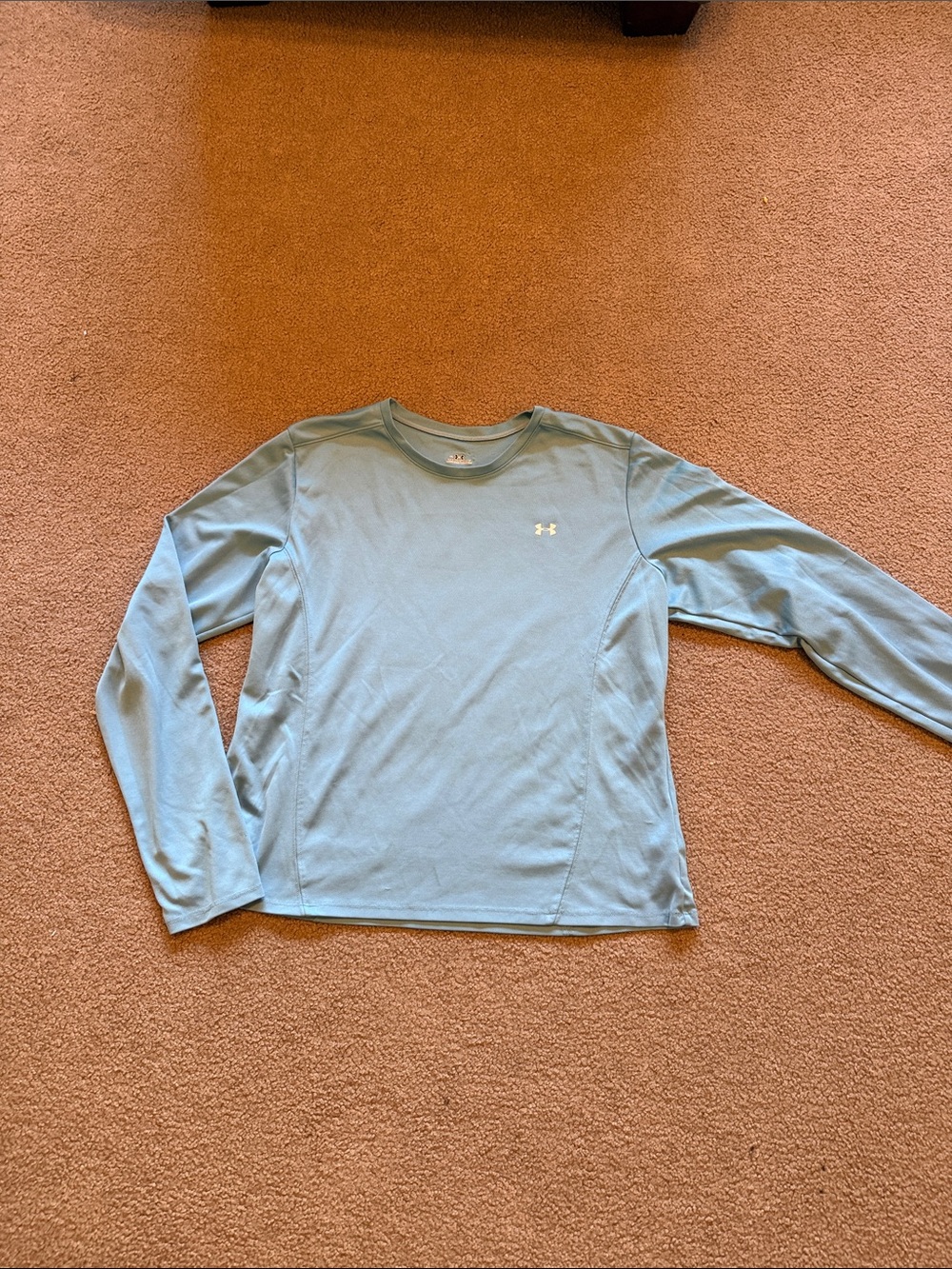 Under Armour Women's Light Blue Long Sleeve Performance Tee